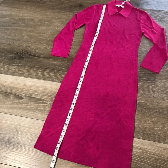 Trina Turk Bookish Collared Pink Fuchsia Hot Pink Minidress NWT Womens Size XS - Picture 4 of 12